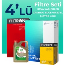 Filtron  Ford Mondeo 1.5 Benzin Filtre Bakım Seti Cast Rol Motor Yağlı (2015-2021) 4 Lü