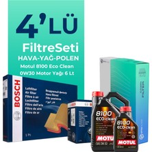 Bosch  Ford Mondeo 2.0 Dizel Filtre Bakım Seti Motul Motor Yağlı (2015-2018) 4 Lü