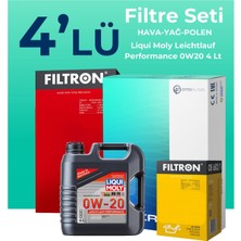 Filtron  Ford Mondeo 1.5 Benzin Filtre Bakım Seti Liqui Moly Motor Yağlı (2015-2021) 4 Lü