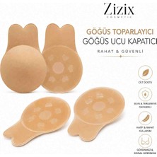 Zizix Cosmetic Göğüs Toparlayıcı Göğüs Ucu Kapatıcı Silikon Destekli Görünmez Sütyen Bandı