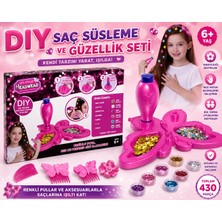 Trust Store Saç Süsleme ve Güzellik Seti Çocuk Saç Aksesuar Tasarım Oyuncağı Tarak Tokalar ve Süsleme Seti