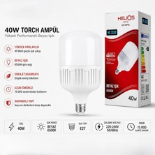 Helios HS2030 Beyaz Işık Torch Ampül 40 Watt