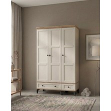 Aydınev Bükreş Mdf Aynasız 3 Kapaklı Dolap