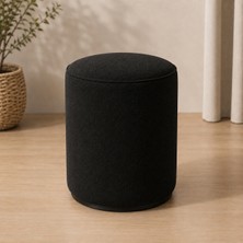 Homefy Yuvarlak Silindir Puf 35X45 cm – Çok Amaçlı Dekoratif Oturma ve Ayak Pufu