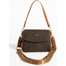 Just Polo Kadın Su Geçirmez Ayarlanabilir Askılı Lüks El & Omuz Çantası Shoulder Bag Ebat: 25 x 15 cm