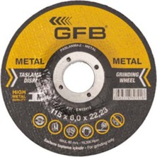Gfb Metal Taşlama Taşı  180 x 8 x 22,23 (10 Adet)