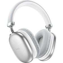 Hoco. W35 Max Joy Aux Destekli Bluetooth Kablosuz Kulaklık - Gümüş