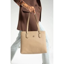 Just Polo Kadın Vizon Büyük Boy El Çantası 344028MH