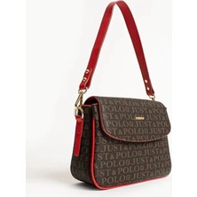 Just Polo Kadın Su Geçirmez Ayarlanabilir Askılı Lüks El & Omuz Çantası Shoulder Bag Ebat: 25 x 15 cm