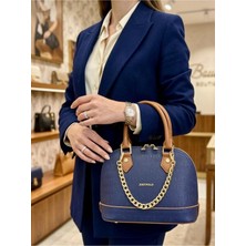 Just Polo Kadın Zincir Detaylı Lüks El ve Omuz Çantası Shopper Ebat : 25X22 cm