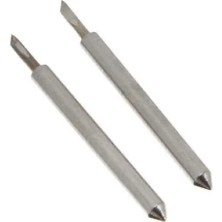 Belirtilmemiş Cricut 2007457 Fine-Point Yedek Bıçak Uçları Ince Uç (2 Ct), Metal, 2'li Paket