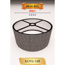 Skygo Koyu Gri Lambader Başlığı 35 cm Mega Boy