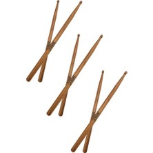 Belirtilmemiş Midex OAK-110-5A-3X Ahşap Meşe Ağacı Bateri Baget Davul Bageti 5A Drumsticks (3 Çift)