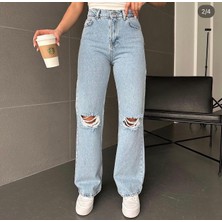 Aida Fashion Diz Lazer Wide Leg Jeans