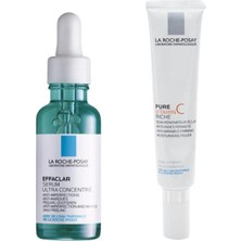 Belirtilmemiş La Roche Posay Effaclar Serum Ultra Concentrate 30ML + Redermic C Riche Eye Cream 15ML Set
