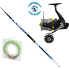 Remixon Ultra Cast 420 cm 200GR Surf Kamış – Effe Torque 8000 Surf Makina -Surf Olta Seti