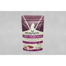 Belirtilmemiş Maxen Ci̇ğerli̇ & Tavuklu Kedi̇ Atiştirmaliği 80GR