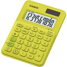 Belirtilmemiş Casio Ms-7uc-Yg-N-Dc Casio Mini Masa Hesap Makinesi, Sarı/yeşil