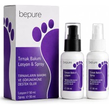 Belirtilmemiş Ayak ve Tırnak Mantarı, Kaşıntı ve Koku Için Losyon & Sprey Seti 100 ml (50ML Losyon 50ML Sprey)