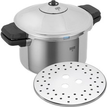 Belirtilmemiş Kuhn Rikon 3017 Rikon Düdüklü Tencere/düdüklü Tencere Duromatic Inox Yan Sap Modeli, Indüksiyon, Pa