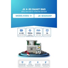 Electroll Jk Smart Bms Akıllı Batarya Yönetim Sistemi 4–8s 350A 1A Aktif Balans JK-B1A8S20P