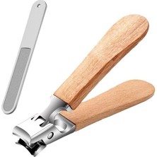 Belirtilmemiş Chavin Anti Sıçrama Özel Sert Ahşap Saplı Tırnak Makası ve Törpü Set CIN639-T