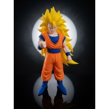 Demirhan3D ⚡🔥 Dragon Ball Goku Figürü 25 cm | Pla 3D Baskı Dekoratif Anime Figürü | Koleksiyonluk & Hediyelik