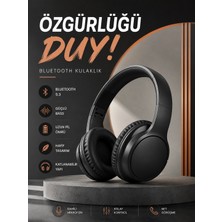 Epilons Kulak Üstü Bluetooth Kulaklık Ayarlanabiilir Uzun Pil Ömrü Kablosuz 5.0 Bluetooth