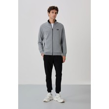 Air Jones Anton Gri Melanj - Siyah Jogger Eşofman Takım - 85178