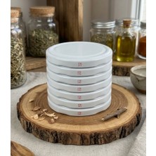 JUNIBELIW 12 Adet Standart Boy Konserve Kavanoz Kapağı 82MM