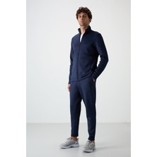 Air Jones Bran İndigo Scuba Kumaş Erkek Eşofman Takım - 85199