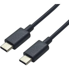 Belirtilmemiş Novoo Omars Type-C To Type-C 3A Şarj ve Data Kablosu Siyah 1 Metre