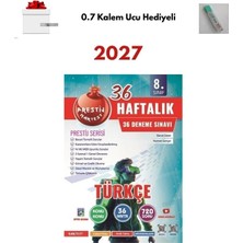 Nartest 2027 Lgs 8.sınıf Türkçe 36 Haftalık Deneme +Kalem Ucu Hediyeli