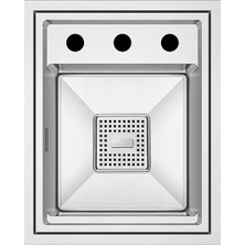 Crauf Evye Lusso Secret | 38CM - Platinum Satin (Inox)