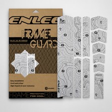 Heugers Enlee Fg-12 Izohips (Topografik) Desenli Bisiklet Kadro Koruma Etiketi