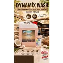Dynamix Wash Hindistan Cevizi Parfümü 2'li Set 5 Lt Coco Araç Parfümü - Oto Parfümü - Ortam Parfümü