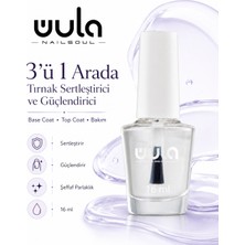 Wula Nailsoul 16 ml 3'ü 1 Arada Tırnak Sertleştirici ve Güçlendirici.