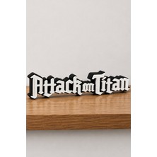 Hunga Attack On Titan Logo - Raf Dekoru - Masa Üstü Figür
