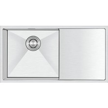 Crauf Evye Via Bella | 86CM - Platinum Satin (Inox)