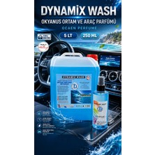Dynamix Wash Okyanus/ocaen Oto ve Ortam Parfümü 5 Lt  250 Ml(Hediye)