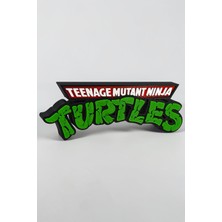Hunga Tmnt - Logo - Masa Üstü Figür- Ninja Kaplumbağalar