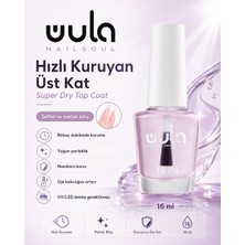 Wula Nailsoul 16 ml Hızlı Kuruyan Üst Kat (Super Dry Top Coat)