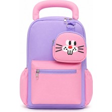 Quovo Kawaii Tarzı Özel Tasarım Anaokulu Su Geçirmez Ortopedık Anaokulu Çantası Kreş Çantası 4-7yaş