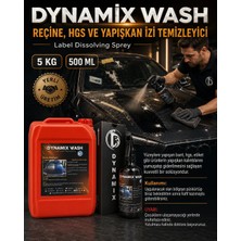 Dynamix Wash Bant İzi, HGS, Reçine ve Yapışkan İzi Temizleyici 5 LT ve 500 ML