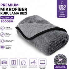 Mad Car Madcar Twisted 60X90 Premium Mikrofiber Kurulama Bezi – Gri