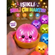 Teknoparkta Işıklı Simli Squishy Çin Mantısı (Büyük Boy) Stres Atan Yumuşacık Sıkılabilir Oyuncak