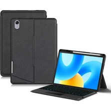 Fogy Huawei Air 11.5s ile Uyumlu Mag Touchpad Blutooth Işıklı Rgb Standlı Türkçe Q Klavyeli Kılıfı