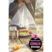Empressco 3 Adet Katlanabilir Hava Geçirmez Muhteşem Dış Mekan Gıda Koruyucu Yemek Örtüsü Mutfak Eşyaları