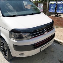 Empressco Ön Kaput Koruma Rüzgarlığı Volkswagen Transporter T5 2009-2014 (3mm Akrilik (Abs) Parlak Siyah)
