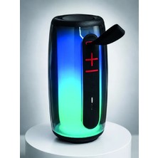Elektronikçim Rgb LED Taşınabilir Bluetooth Speaker Güçlü Bas Ses Type-C Şarj Girişli